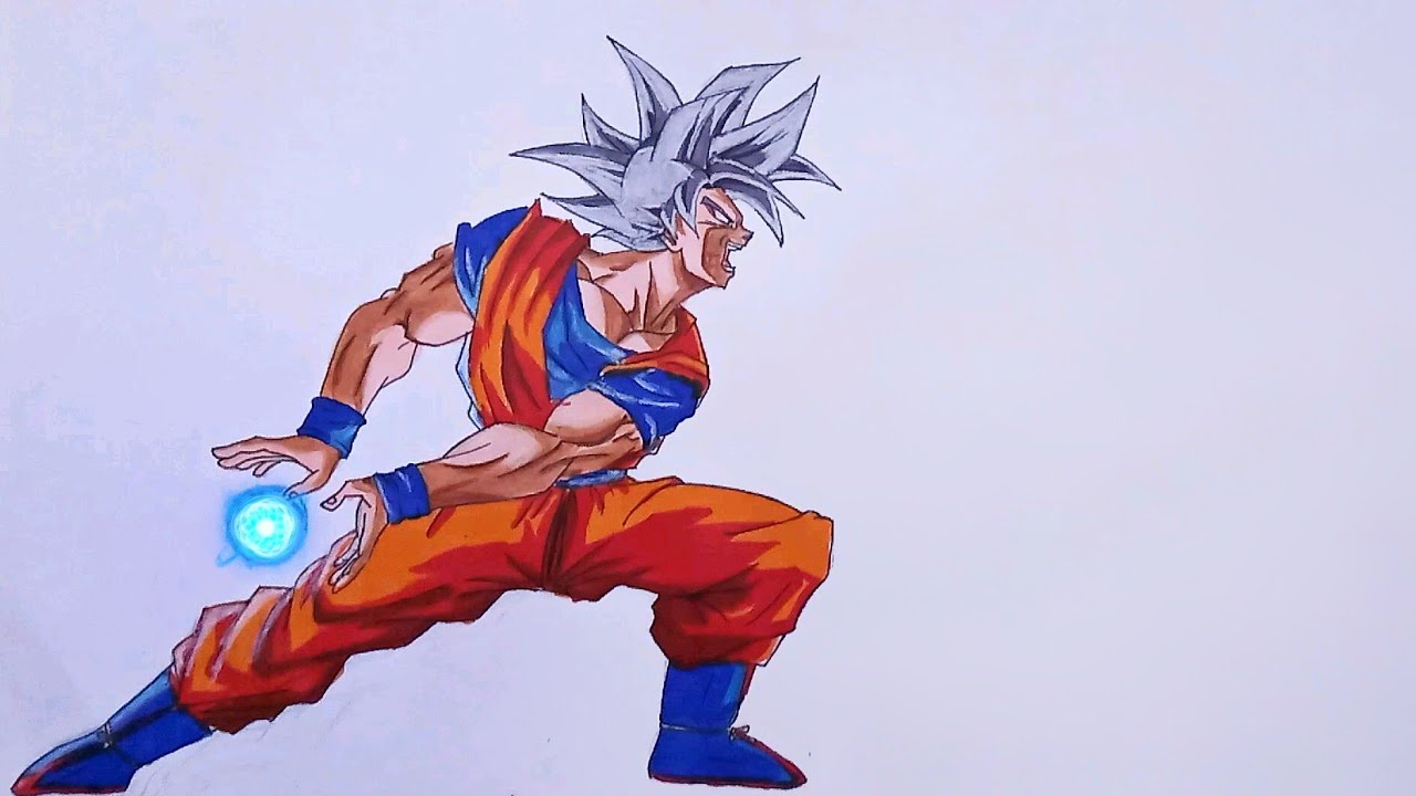 SSG Kamehameha Goku (Drawing) | DragonBallZ Amino