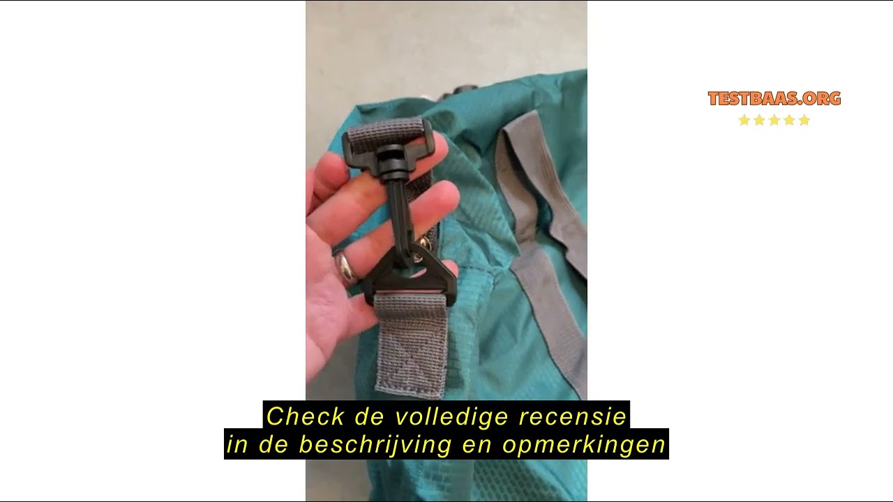 Review WANDF Opvouwbare reistas van waterafstotend nylon, B - Paars denim met schouderriem, 25L, Rei