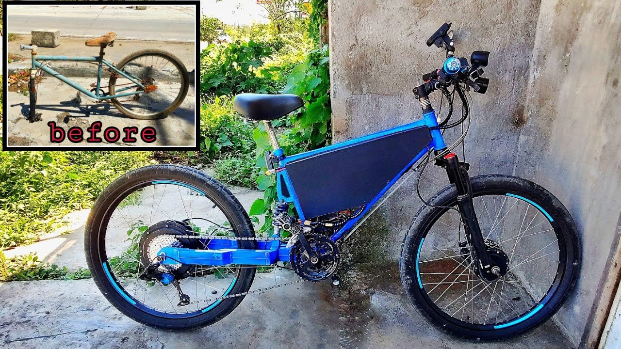 How To Make Your Own Ebike (From Hard Tail To Custom Full Suspension Bike)