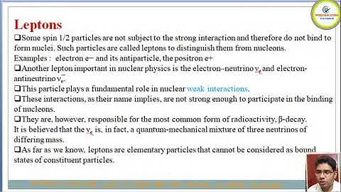 M.Sc III SEMESTER|| NUCLEAR PHYSICS LECTURE 04|| BASIC CONCEPTS IN NUCLEAR PHYSICS PART 2