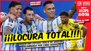 ARGENTINA y MESSI se SALVAN de HISTÓRICO FRACASO vs CABO VERDE en el MUNDIAL | La Copa al Día