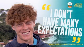 Jannik Sinner On His Return To Clay | Rolex Monte-Carlo Masters 2024