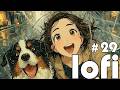 1 Rainy Truth🌧️｜Transparent Umbrella + Bernese + Lofi = Stress-Erase Formula?