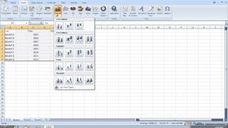 How to make Excel 2007 Column Chart