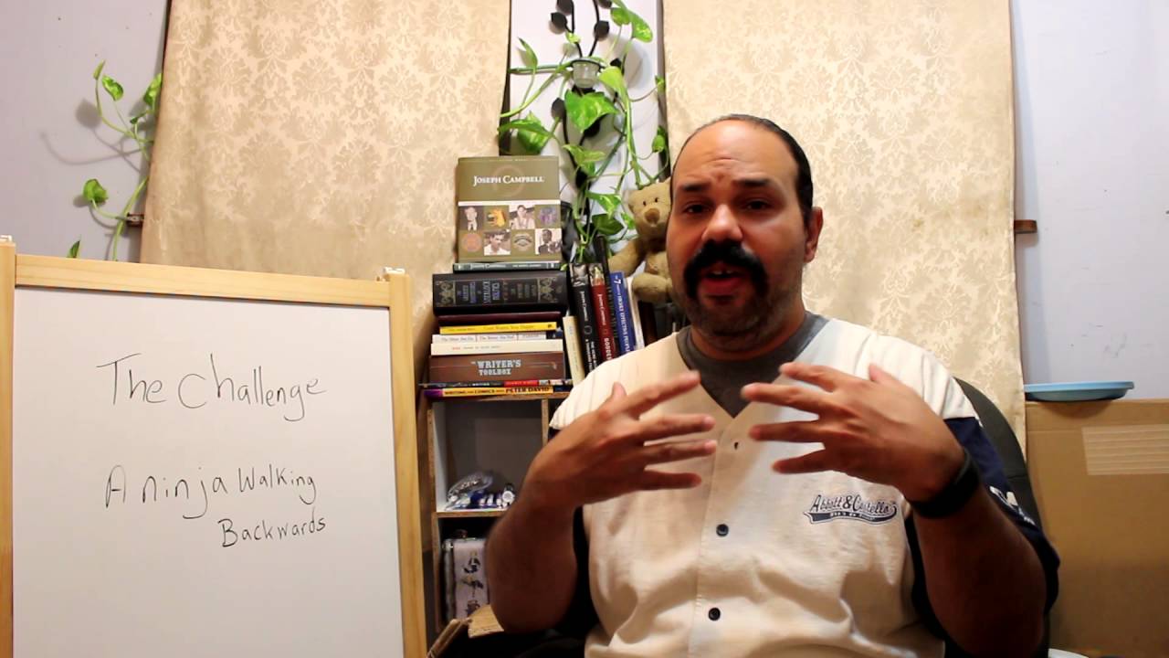 The Challenge: A ninja walking backwards~The Written Writ