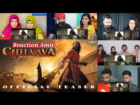 Chhaava Teaser | Vicky Kaushal | Rashmika M | Akshaye K | Dinesh V | Laxman U | mix reaction video