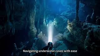 DF70 Diving Flashlight: 3,600 lumens, 1,050m beam range, 70m underwater depth rating.
