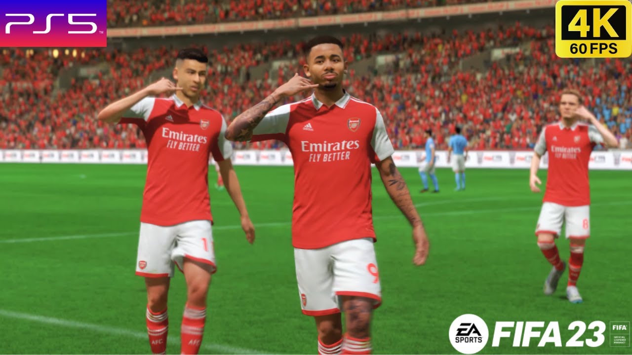 FIFA 23 - ARSENAL VS MANCHESTER CITY - 2023 FA CUP FINAL - PS5 GAMEPLAY - 4K HDR
