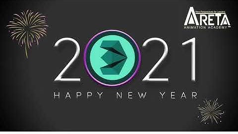 Celebration animated video from Areta Animation team on New year 2021