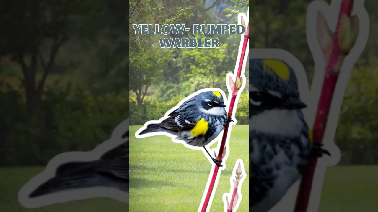 Yellow-rumped Warbler - Pure Nature Sounds!
