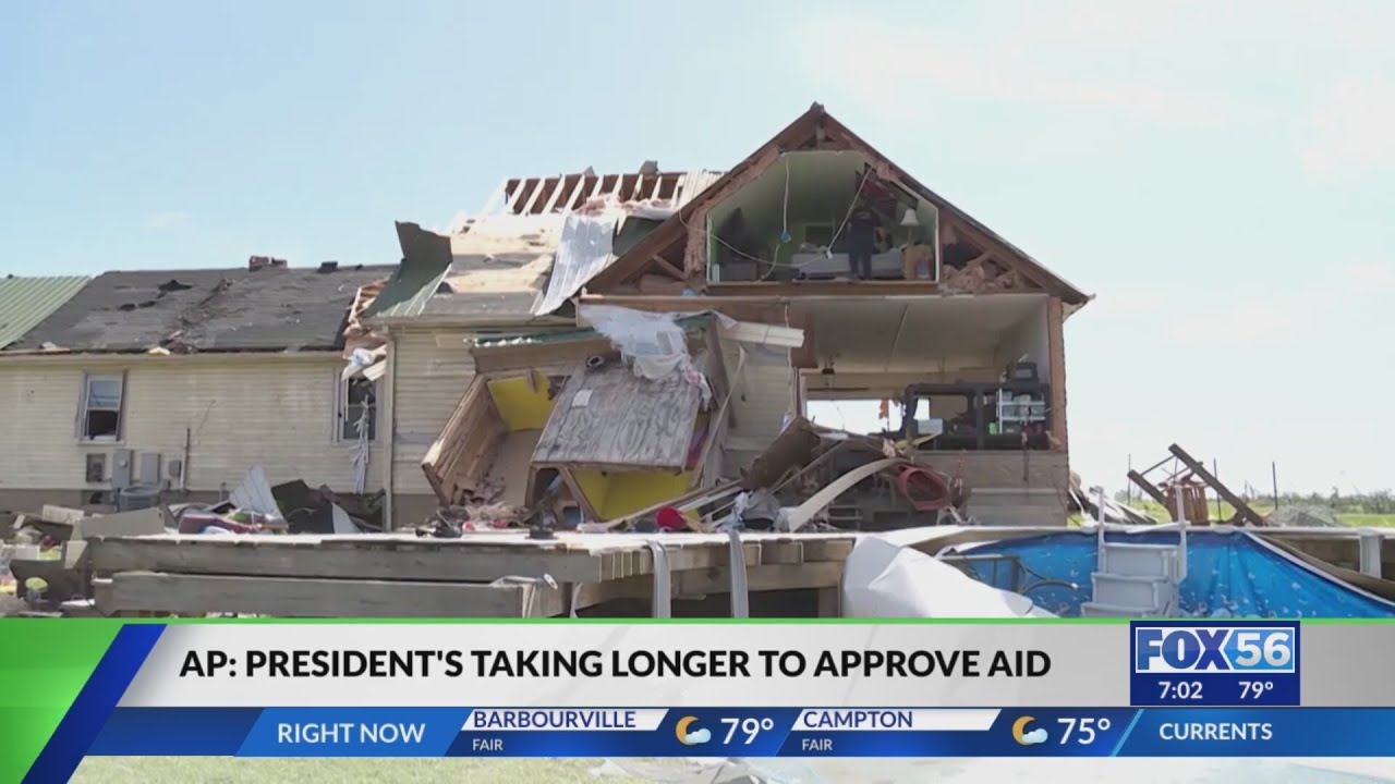 Presidents taking longer to approve aid for major natural disasters in Kentucky, US