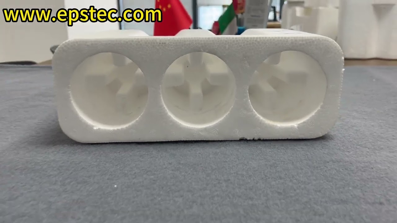 3 hole EPS wine package with 4 bottom supports