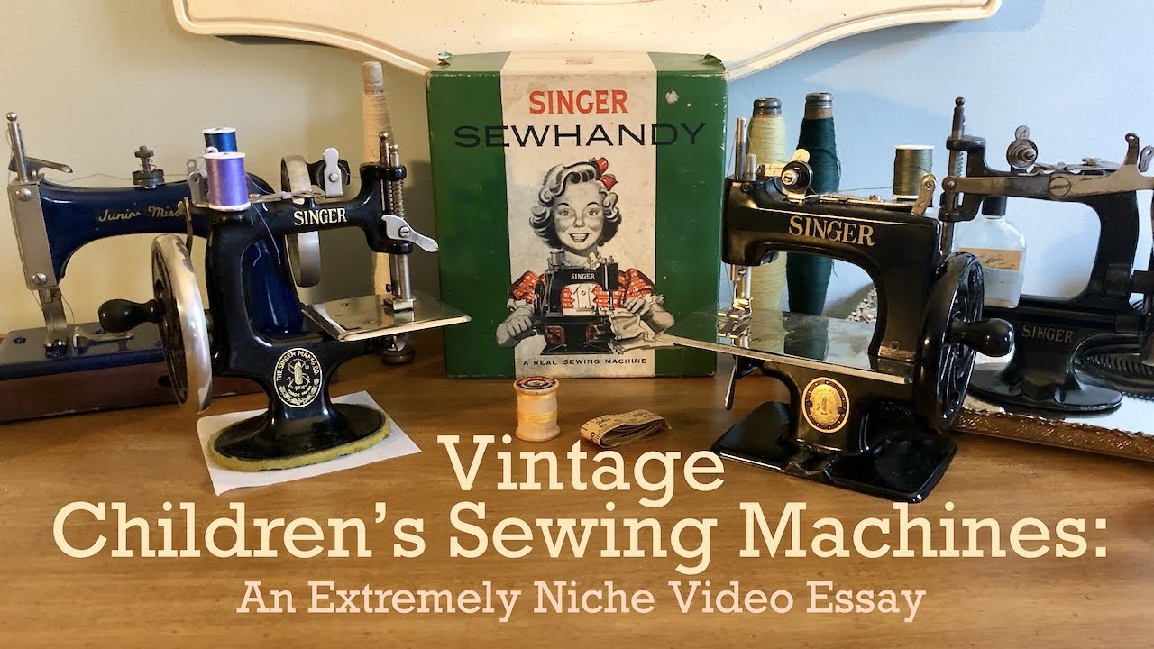 GOLD SINGER SEWHANDY 20 Child Toy Sewing Machine 20-10 Restored & Serviced  by 3FTERS 