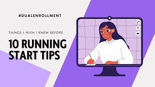10 Running start tips + things I wish I knew before starting| Dual enrollment program | Washington