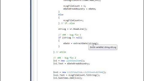 C# Edge 269   Meta data from log files part 4
