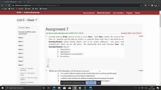 Famous Nptel Software Engineering week 7 solutions. Wealth