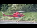 🇦🇹 Bell 412HP Heli Austria OE-XWT Wildfire Helitank, Wildfire Germany-Czech Republic 🚁