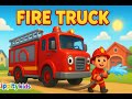 The Fire truck song for kids| A Musical Rhyme for Kids | Zippitykids