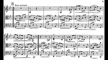 Hubert Parry - Two Intermezzi for String Trio (1884) [Score-Video]