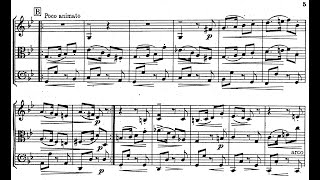 Hubert Parry - Two Intermezzi for String Trio (1884) [Score-Video]