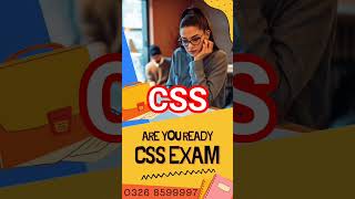 CSS Exam Success Rate? #shorts #youtubeshorts