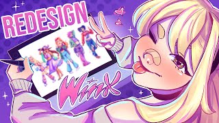 Redesigning the Winx Club Fairies S1✨ | Let's Re-write (SPEEDPAINT) screenshot 4