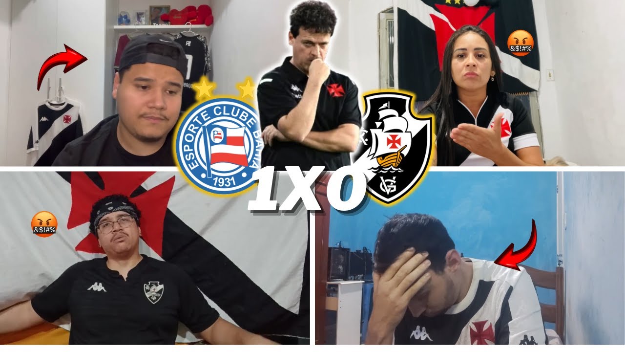 REAÇÕES DOS VASCAINOS E TRISTEZA TOTAL | BAHIA 1 X 0 VASCO | BRASILEIRÃO 2025- VAMOS RIR KKKK