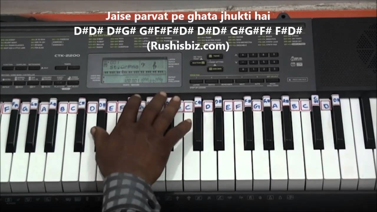 Dil Kya Kare Jab Kisi Se (PIANO TUTORIALS) - Julie | 1200 Songs BOOK/PDF @399/- only - 7013658813