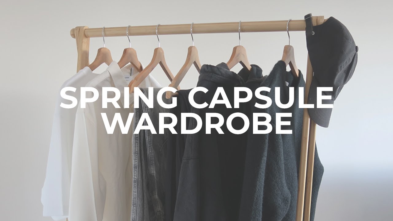9 Item 9+ Outfits Spring Capsule Wardrobe