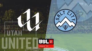 USL2: Salt City at Utah United