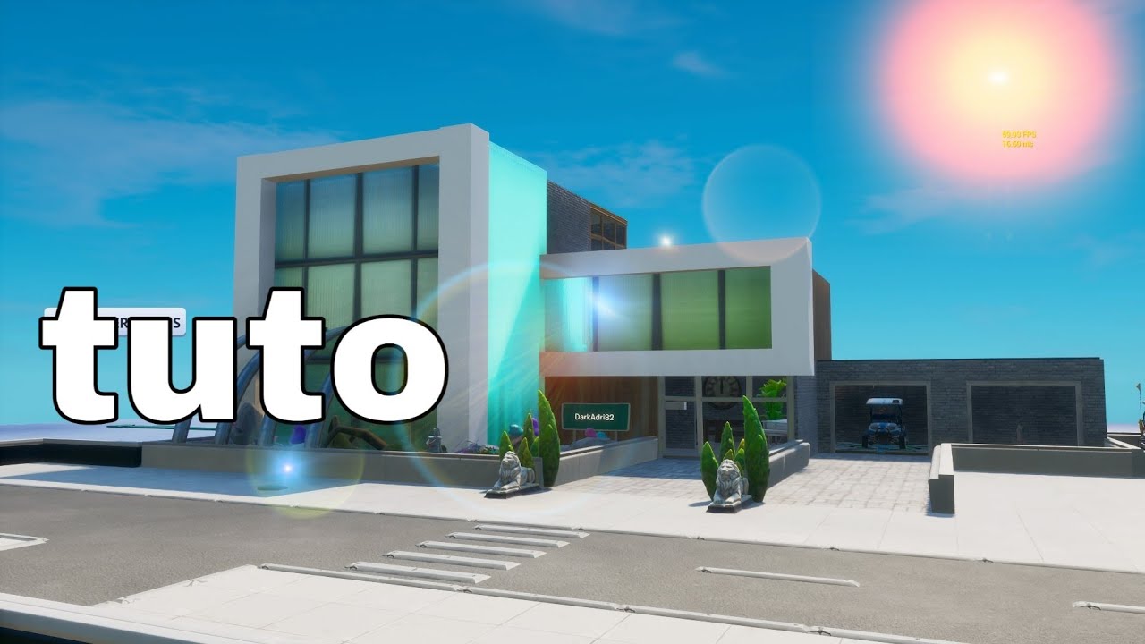 TUTO MAISON Fortnite-La Maison Escalier