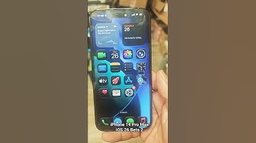 iPhone 14 Pro Max iOS 26 Beta 2