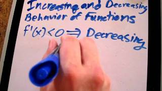 Information of Increasing and Decreasing Behavior of Functions