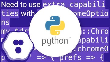 How To Set ChromeOptions (or goog:ChromeOptions) for Selenium::Chrome in Perl
