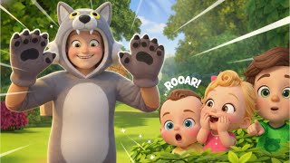 Download Lagu 🐺The Wolf Is Coming! Run Away + More Dudu dada Cartoon Nursery Rhymes \u0026 Kids Songs MP3