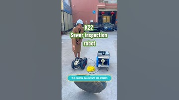 RJ-Bot K22 pipeline inspection robot #sewer #drainage #ribot #crawler #cctv#strompipelines #robotics