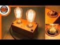 mehr RETRO geht nicht! retro Edison Lampe selber bauen | EXTRA: Metall verrosten lassen!