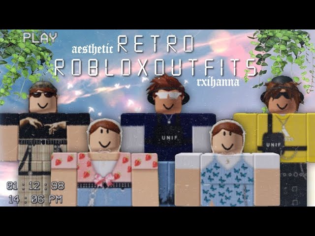 Aesthetic Roblox Outfits Retro Vintage Themed Boys Girls