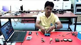 สอนออนไลน์การประกอบหุ่นยนต์Mbotรถวิ่งตามเส้น แสดงผล LED เขียว เหลือง แดง