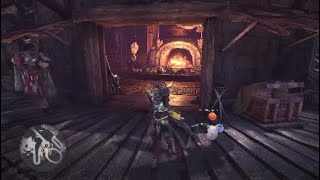 MHW - двуручный меч и выкидной топор яграса