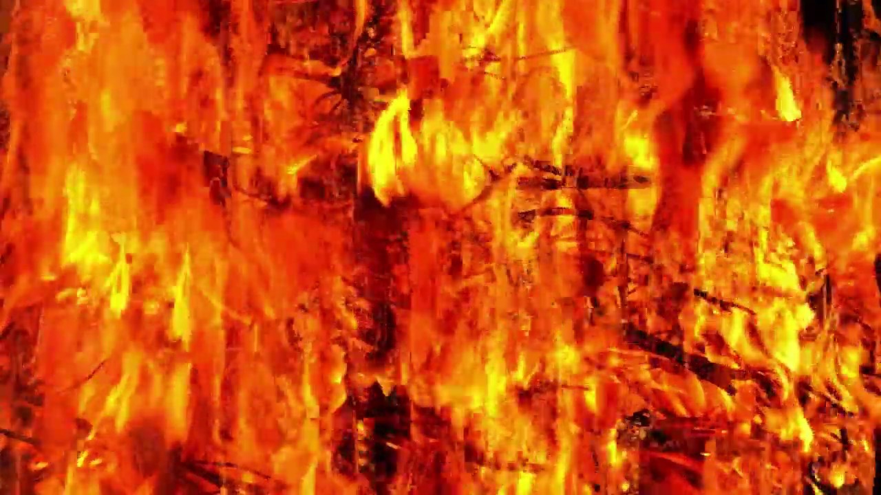 10 Minutes of  fire flame background Frame, without Music