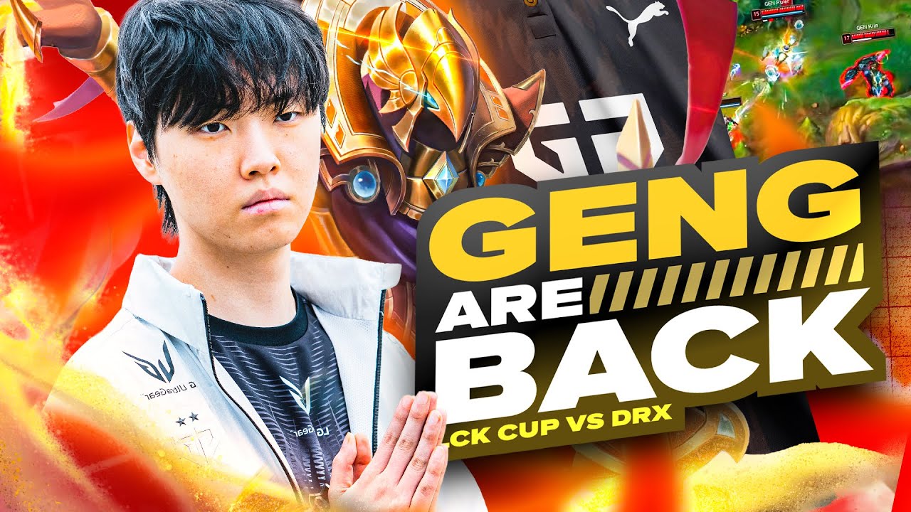 GENG IS BACK FOR 2026 - DRX VS GENG - LCK CUP