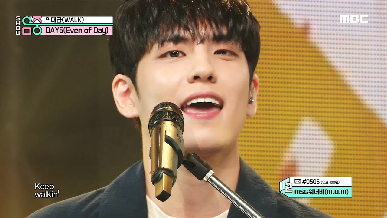 thumbnail [쇼! 음악중심] 데이식스 이븐오브데이 - 역대급 (DAY6 Even of Day - WALK), MBC 210710 방송