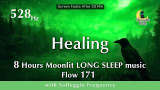 【528Hz | 8 Hours】🌙 Long Sleep Flow 171 | Peaceful Night for Deep Rest 🌙 【Quietly Every Night🌙】
