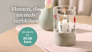 Muttertagsgeschenk mit Bedeutung ✨ Personalisiertes Windlicht  #muttertag #geschenkidee