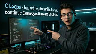 C Loops   for, while, do while, break, continue Exam Questions and Solutions