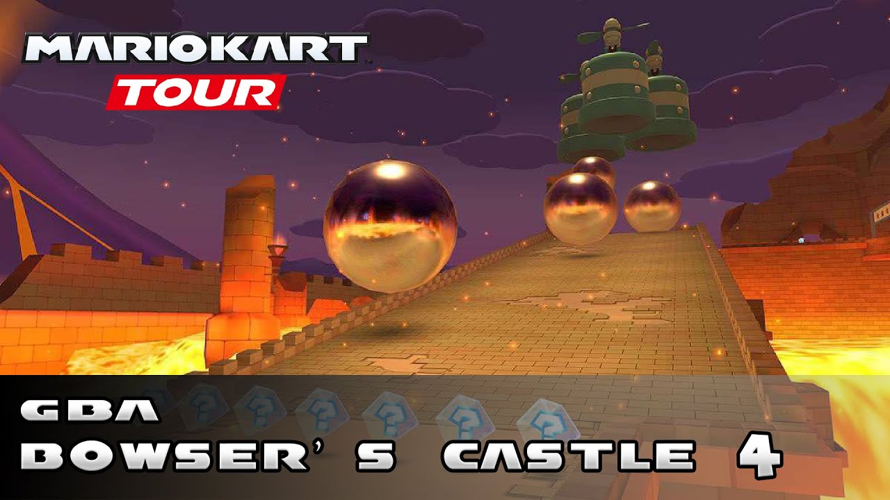 Mario Kart Tour - GBA Bowser's Castle 4 (All Variants)