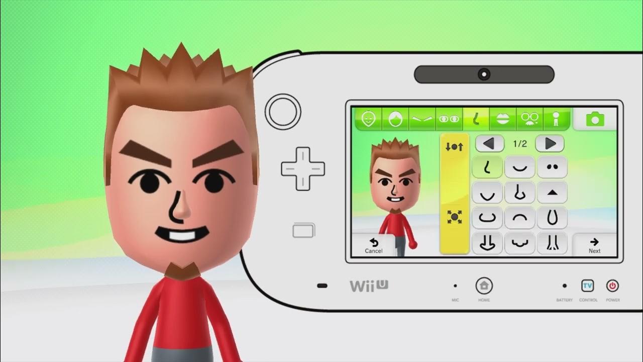 Mii Maker (Wii U) Cole From Wii Sports Resort YouTube