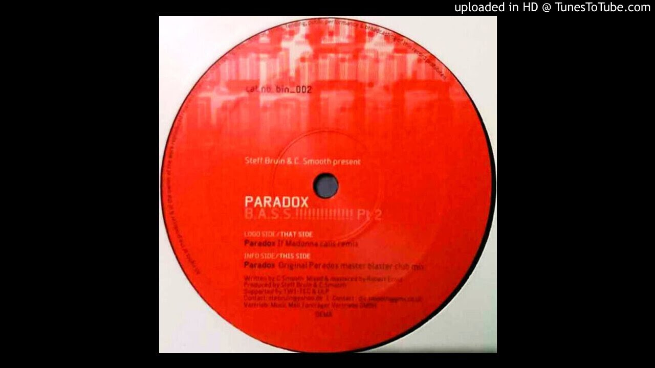 P.A.R.A.D.O.X. - Bass!!!!!!!!! (Paradox If Madonna Calls Remix)
