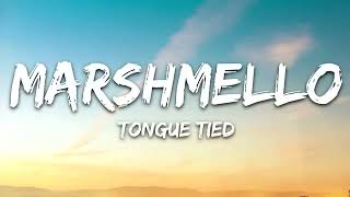 Marshmello, YUNGBLUD, blackbear - Tongue Tied (Lyrics) | 8D Audio